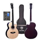 Techno Semi-Acoustic Guitar TM-39 EQ3 Natural – Taal Musicals
